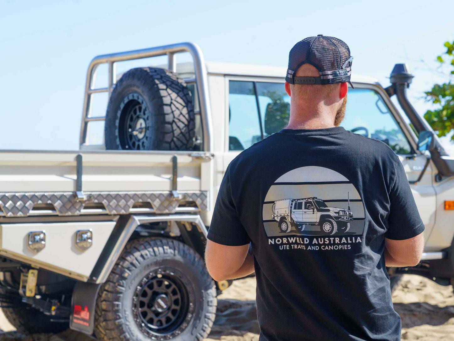 Unisex Sunset LandCruiser "Bull79" T-Shirt