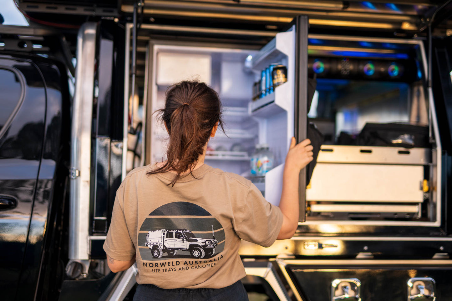 Unisex Sunset LandCruiser "Bull79" T-Shirt