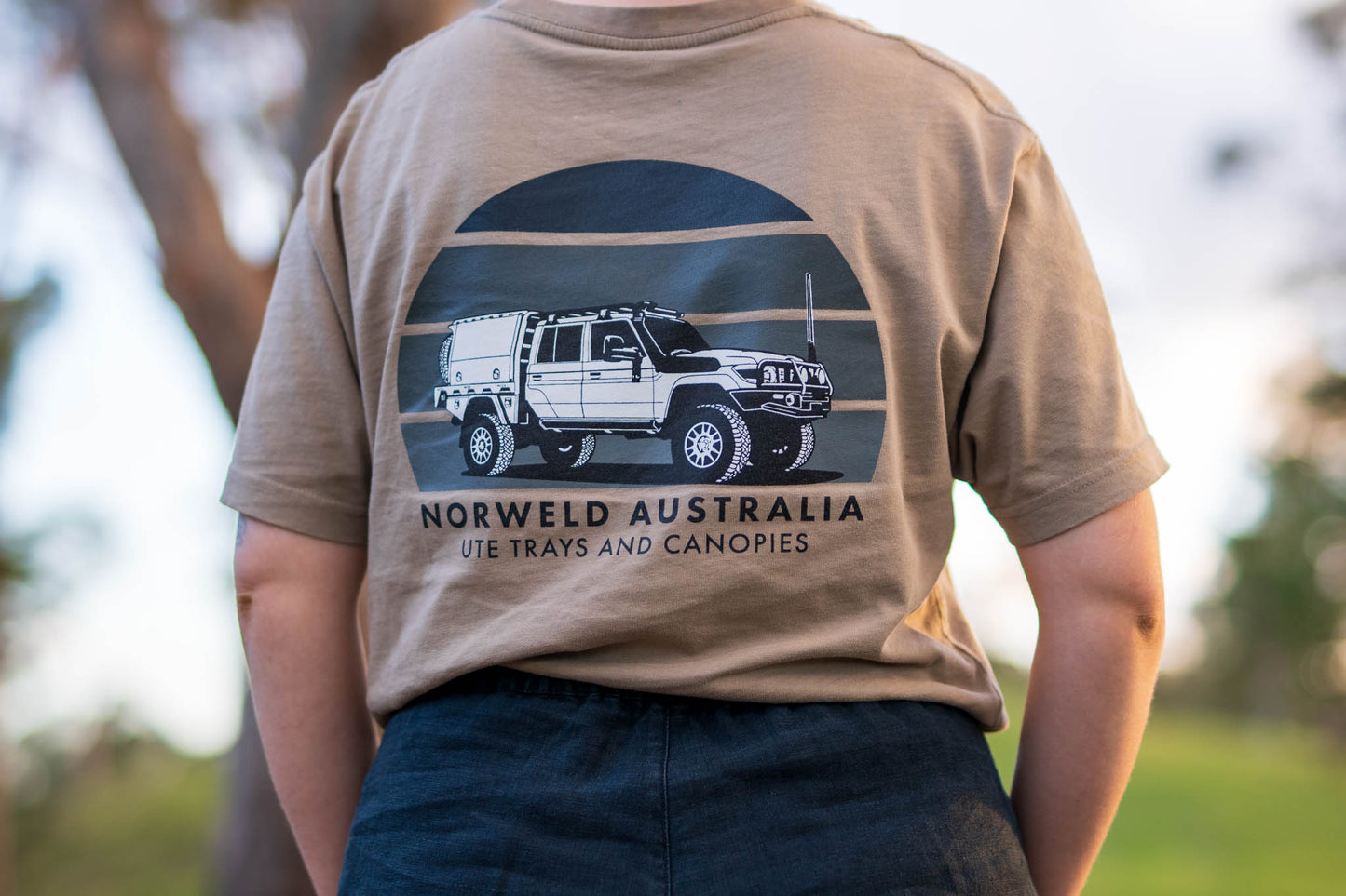 Unisex Sunset LandCruiser "Bull79" T-Shirt