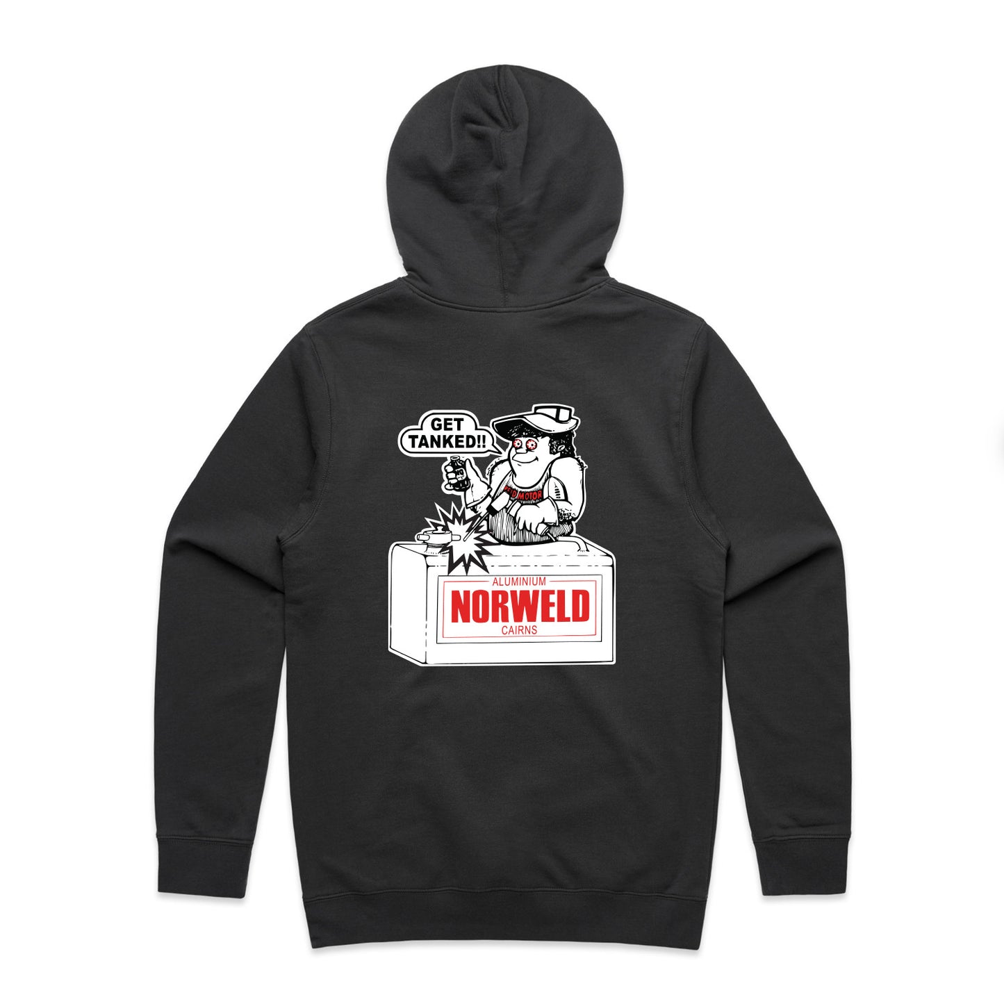 Retro Hoodie - "Get Tanked"