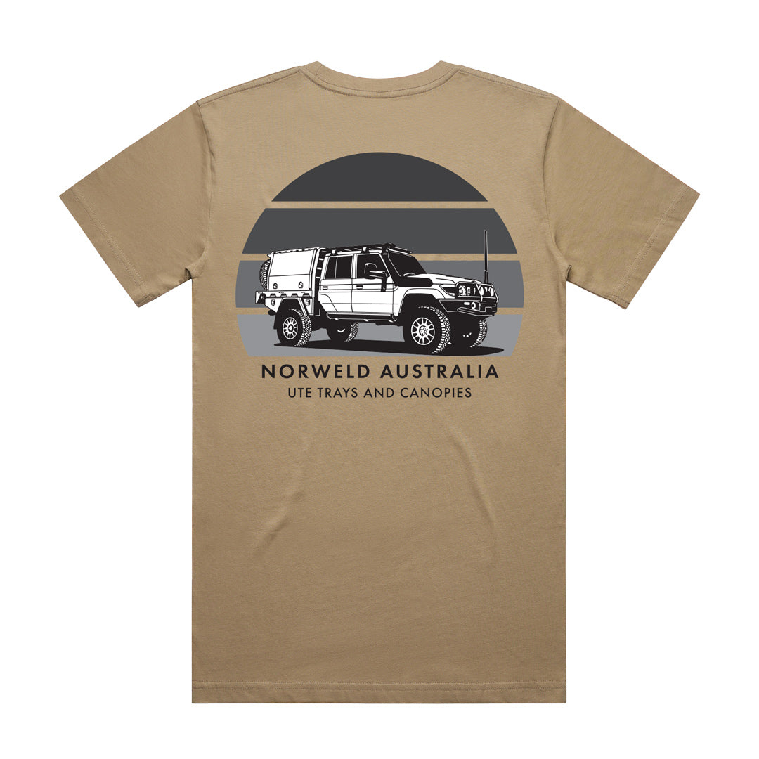 Unisex Sunset LandCruiser "Bull79" T-Shirt