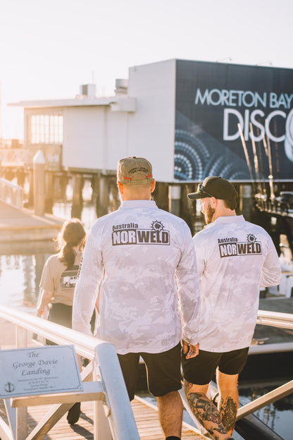 Adult Fishing Shirt - Grey Camo